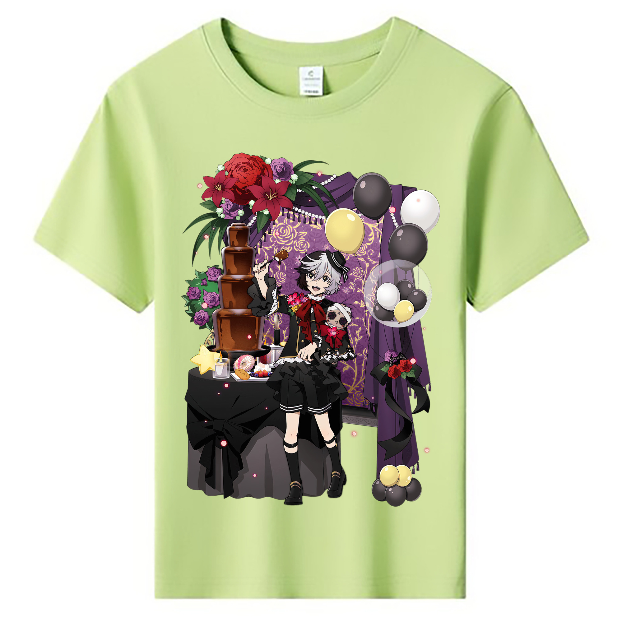 （画像用） 文豪ストレイドッグス Bungo Stray Dogs 綿100％キッズTシャツ（フロントプリント）